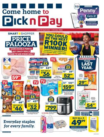 Pick n Pay Supermarket catalogue  - 25/09/2026 - 06/10/2026.