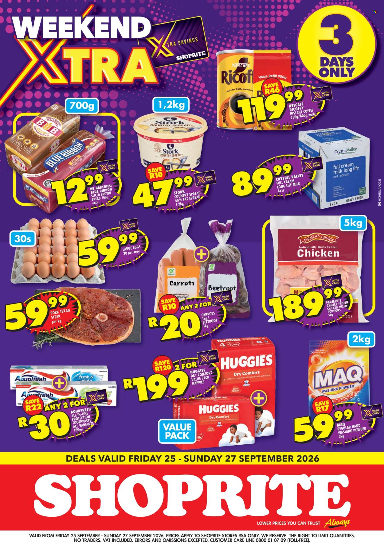 Shoprite specials - 25/09/2026 - 27/09/2026. Page 1