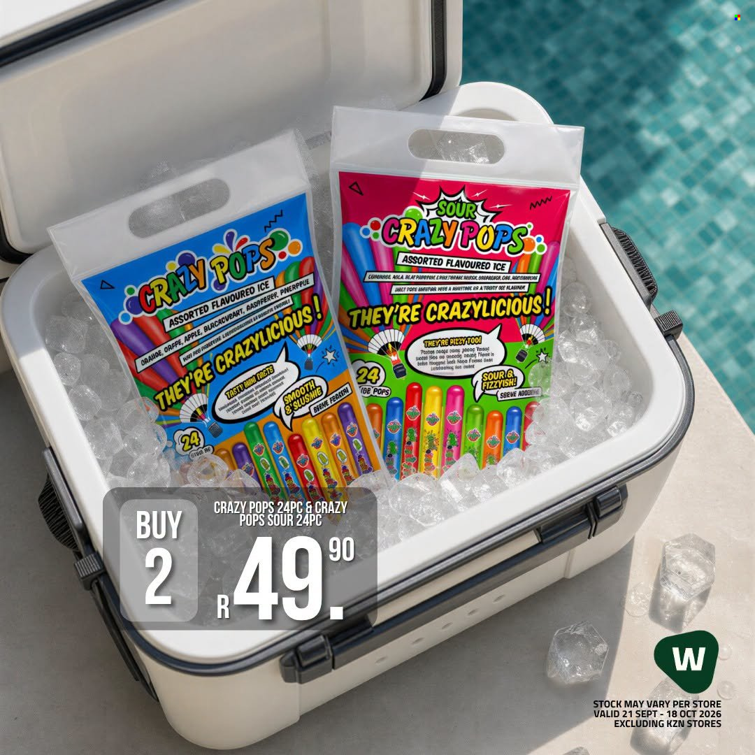 West Pack Lifestyle specials - 21/09/2026 - 18/10/2026. Page 1