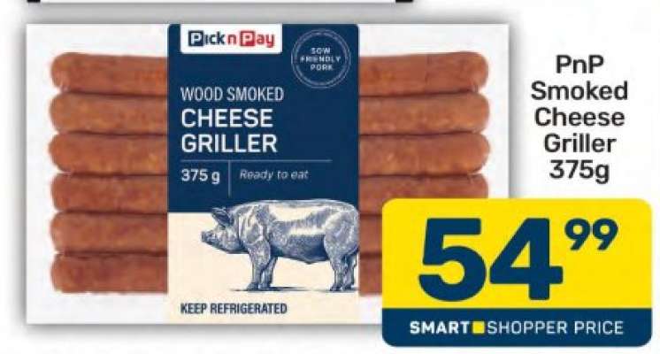 PnP Smoked Cheese Griller 375g