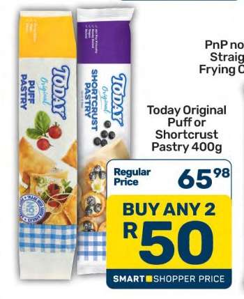 Today Original Puff or Shortcrust Pastry 400g