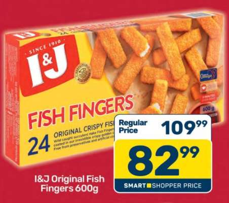 I&J Original Fish Fingers 600g