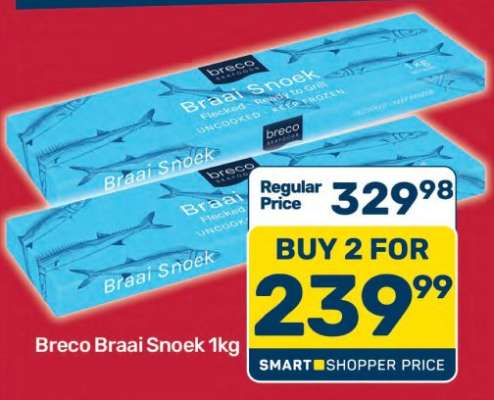 Breco Braai Snoek 1kg