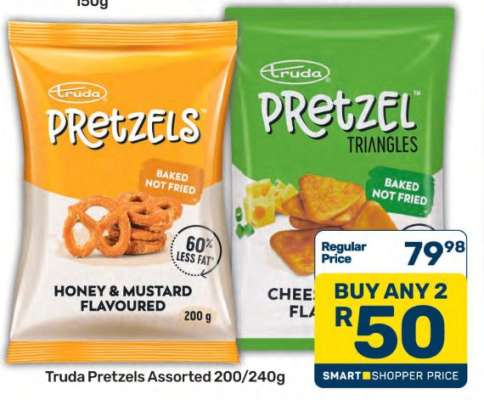 Truda Pretzels Assorted 200/240g