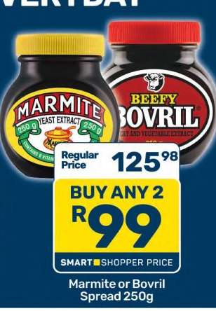 Marmite or Bovril Spread 250g