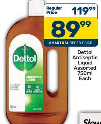 Dettol Antiseptic Liquid Assorted-750ml Each