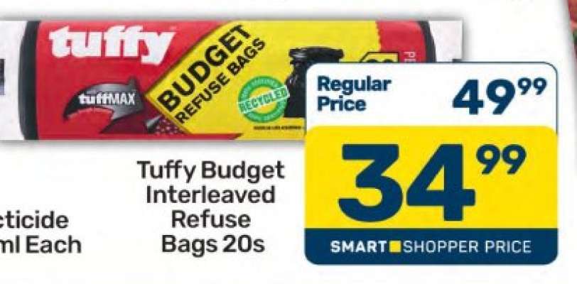 Tuffy Budget Interleaved Refuse Bags 20s