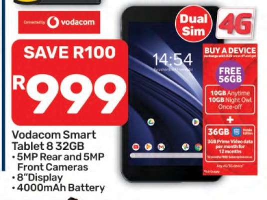 Vodacom Smart Tablet 8 32GB