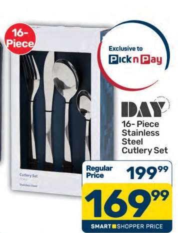 16-Piece Stainless Steel Cutlery Set