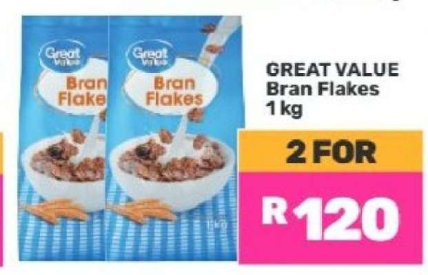 GREAT VALUE Bran Flakes