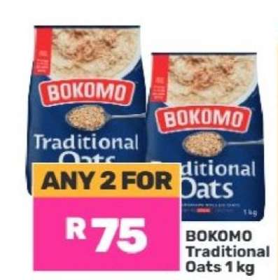 Bokomo Traditional Oats 1kg