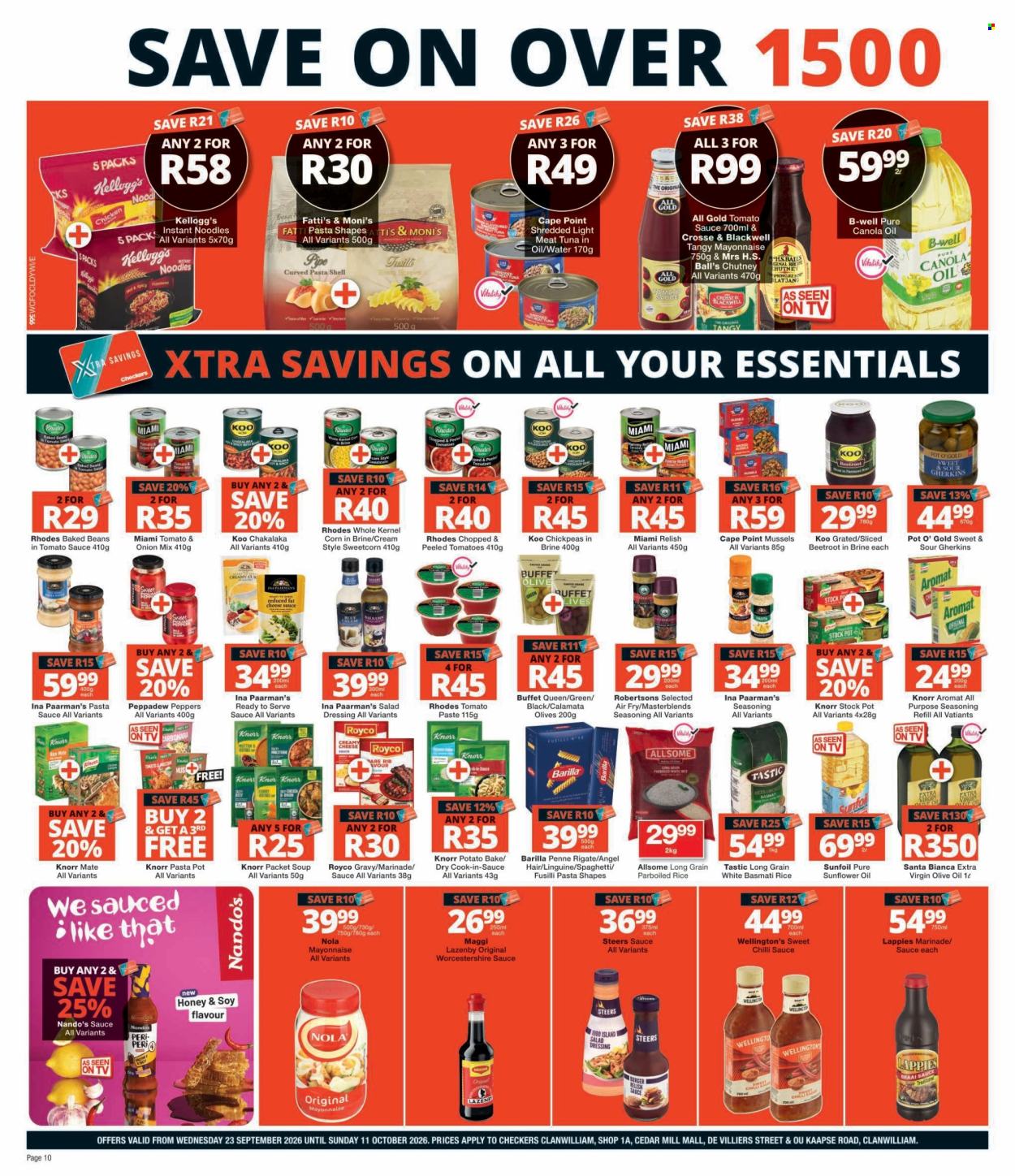 Checkers specials - 23/09/2026 - 11/10/2026. Page 10