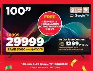 100-inch OLED Google TV-100Q7800H