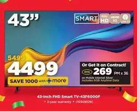 43-Inch FHD Smart TV-43F6000F