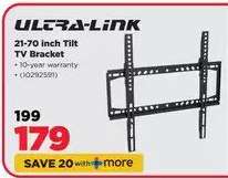 ULTRA-LINK 21-70 inch Tilt TV Bracket