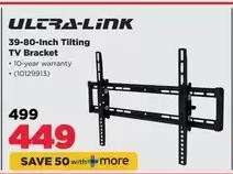 Ultra-Link 39-80-Inch Tilting TV Bracket