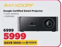 MAXDORF Google Certified Smart Projector
