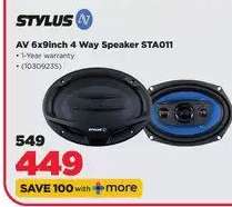AV 6x9inch 4 Way Speaker STA011