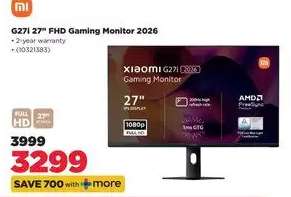 G27i 27" FHD Gaming Monitor 2026