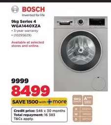 Bosch 9kg Series 4 WGA1440XZA