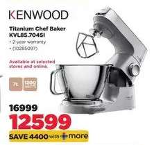 Kenwood Titanium Chef Baker KVL85.704SI