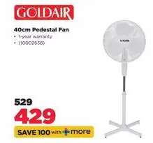GOLDAIR 40cm Pedestal Fan