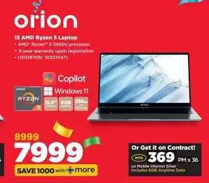 Orion 15 AMD Ryzen 5 Laptop