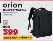 Orion Elnath 15.6" Back Pack