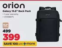 orion Galaxy 15.6" Back Pack