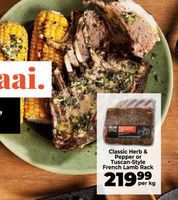 Classic Herb & Pepper or Tuscan-Style French Lamb Rack