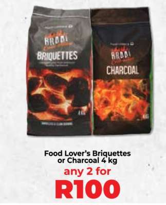 Food Lover’s Briquettes or Charcoal 4 kg