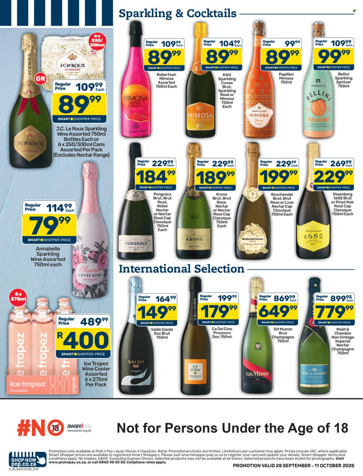 Pick n Pay Liquor specials - 28/09/2026 - 11/10/2026. Page 4