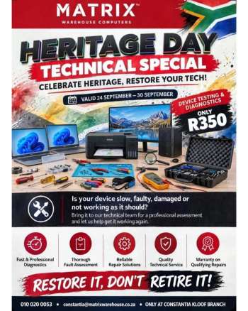 Matrix Warehouse catalogue  - 24/09/2026 - 30/09/2026.