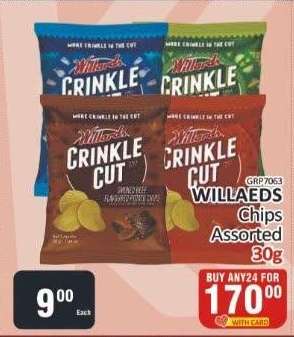 WILLAEDS Chips Assorted 30g