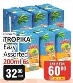 TROPIKA Eazy Assorted 200ml 6s