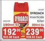 DYROACH Insecticide Killer 180ml 6s