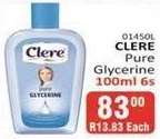 CLERE Pure Glycerine 100ml 6s