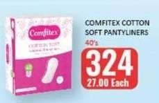 COMFITEX Cotton Soft Pantyliners