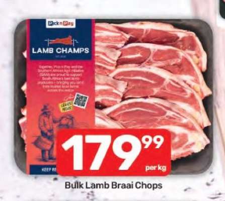 Bulk Lamb Braai Chops