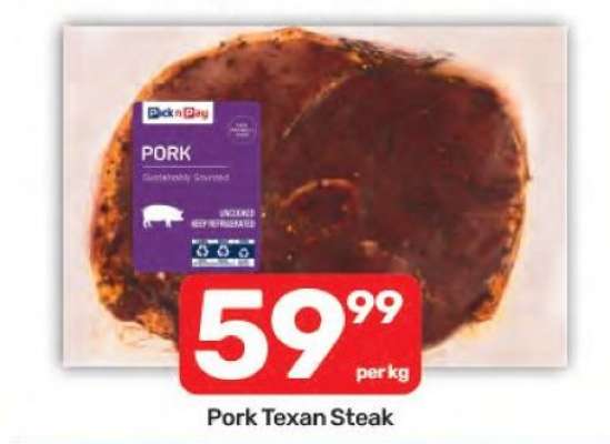 PORK TEXAN STEAK