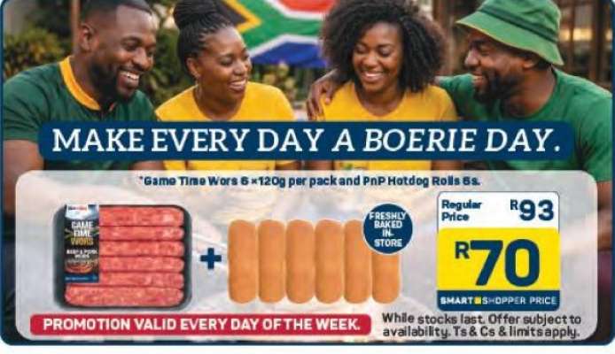 Game Time Wors & PnP Hotdog Rolls 6s