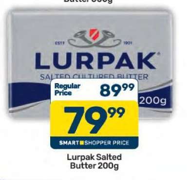 Lurpak Salted Butter 200g