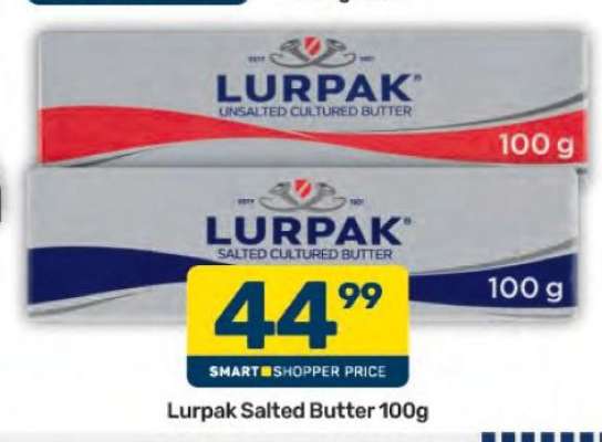 Lurpak Salted Butter 100g