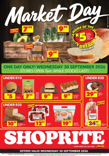 thumbnail - Shoprite catalogue - Market Day Deals