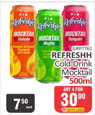 REFRESHH Cold Drink Mocktail 500ml