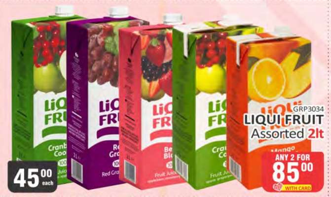 LIQUI FRUIT Assorted 2lt
