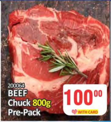 BEEF Chuck 800g Pre-Pack