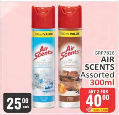 AIR SCENTS Assorted 300ml