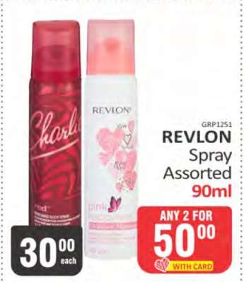REVLON Spray Assorted 90ml