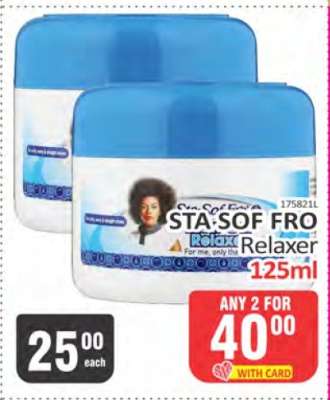 Sta-Sof-Fro Relaxer